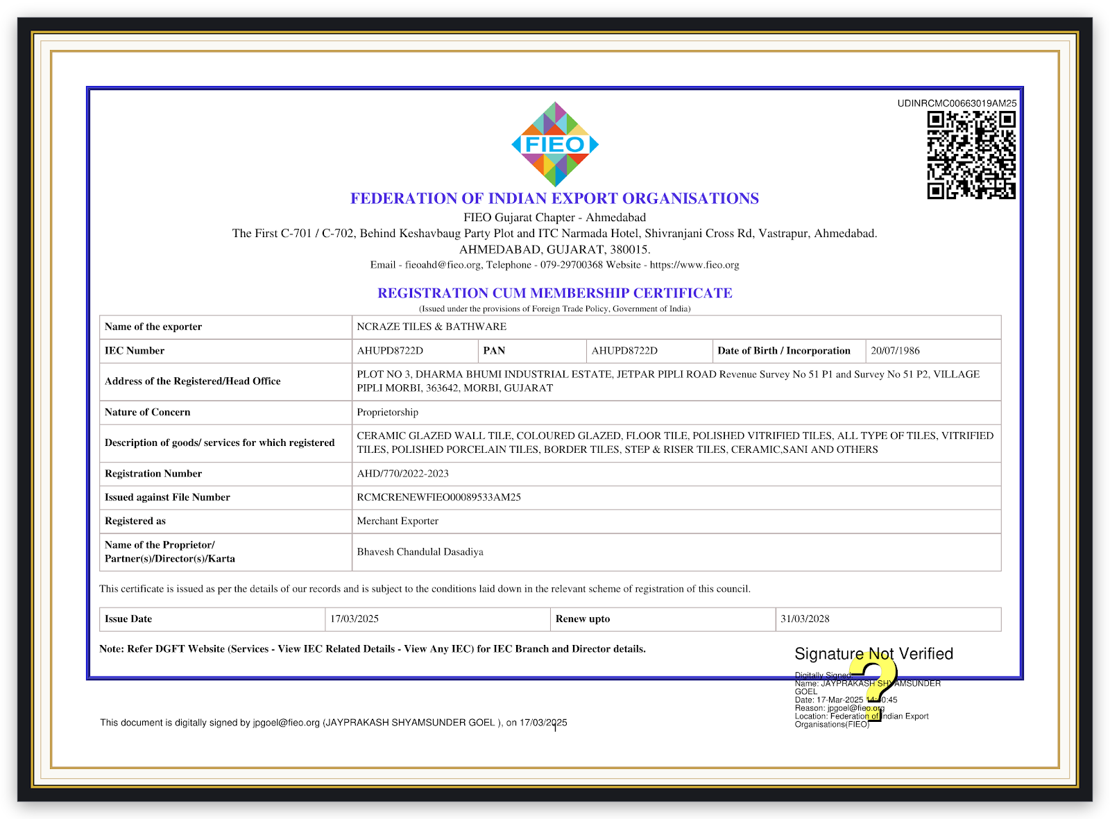 04 FIEO Registration Certificate