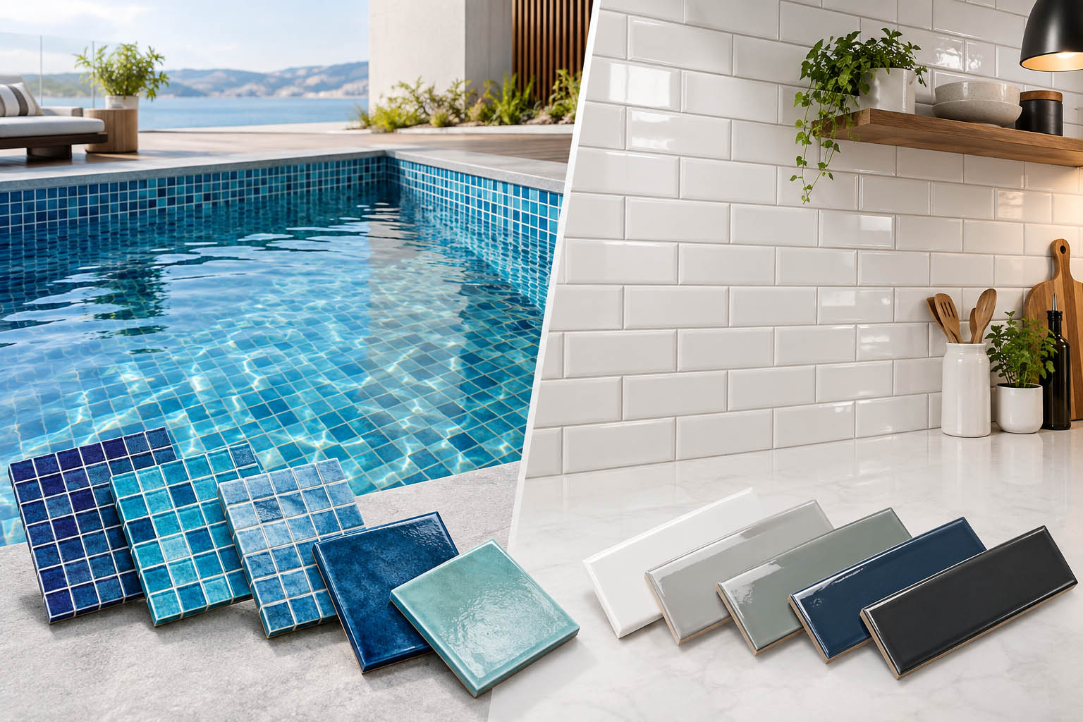 Swimming Pool and Subway Tiles